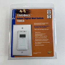 Intermatic Time All Indoor Digital Wall Switch Timer Model EJ500CL