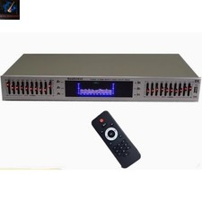 220V HIFI EQ665BT Equalizer EQ Balanced Mixer Double 10Segment Stereo TonePreamp