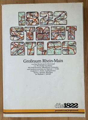 Stadtatlas (Rhein-Main von 1985) der Frankfurter Sparkasse von 1822