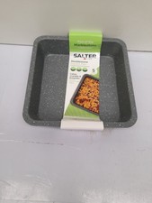 Salter Marblestone Square Cake Tin – 23cm Non-Stick Cake Baking Pan, Lightweight