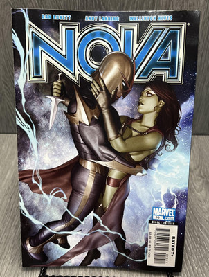 Marvel Nova Comic Book #10 Abnett Lanning Alves Gamora Direct Edition 2008