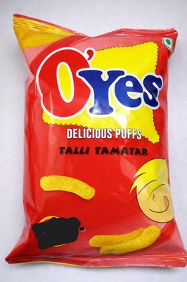 O Yes Delicious Puffs Cocktail Flavor Snack 18g( Pack of 12) | Crispy Corn Puffs