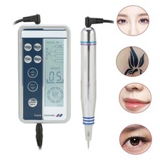 Professional Permanent Makeup Tattoo Pen 10P Cartridge Kit For Eyebrow Lip Liner
