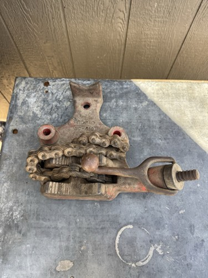 #ad RIDGID Model BC 610 Top Screw Bench Chain Vise 1 4” inch to 6” $143.99
