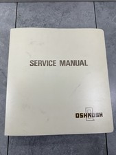 Oshkosh H-series H-2318-sp Airport Snow Blower Shop Service Repair Manual 32816