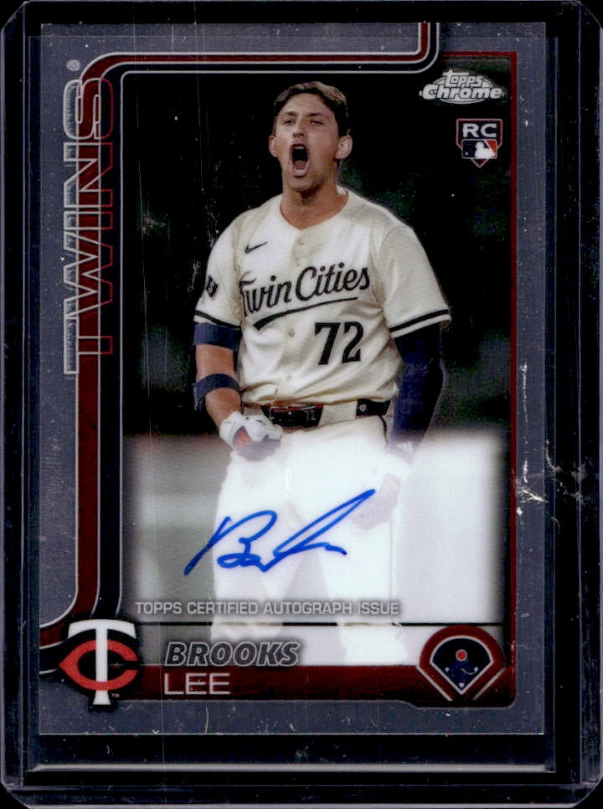 2025 Topps Chrome Brooks Lee Rookie Auto RC #RA-BL Twins