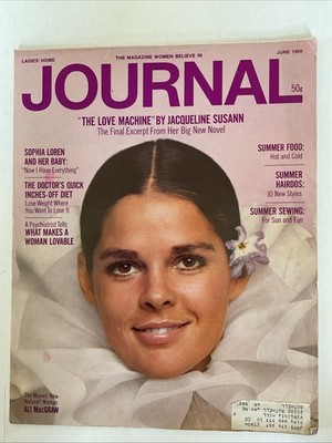 Ladies' Home Journal Magazine June 1969 Sophia Loren Queen Elizabeth Ali McGraw