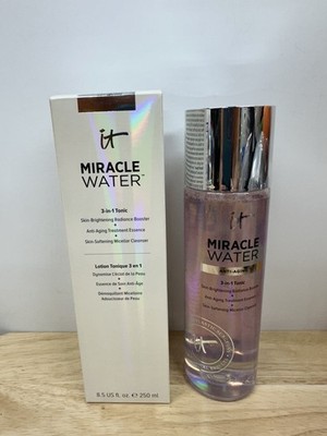 It Cosmetics Miracle Water 3-in-1 Tonic - Full Size 8.5oz - Miracle Water - NIB