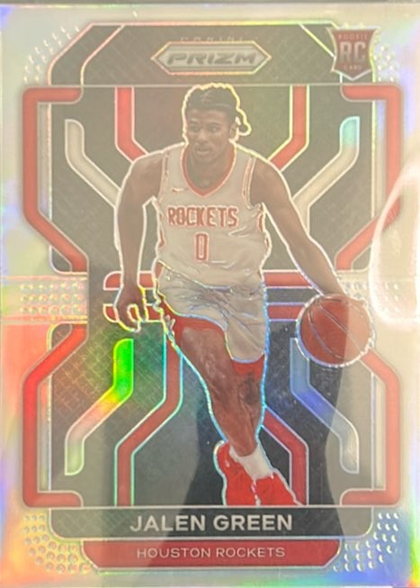 2021 Panini Prizm #306 Jalen Green Silver psa #9