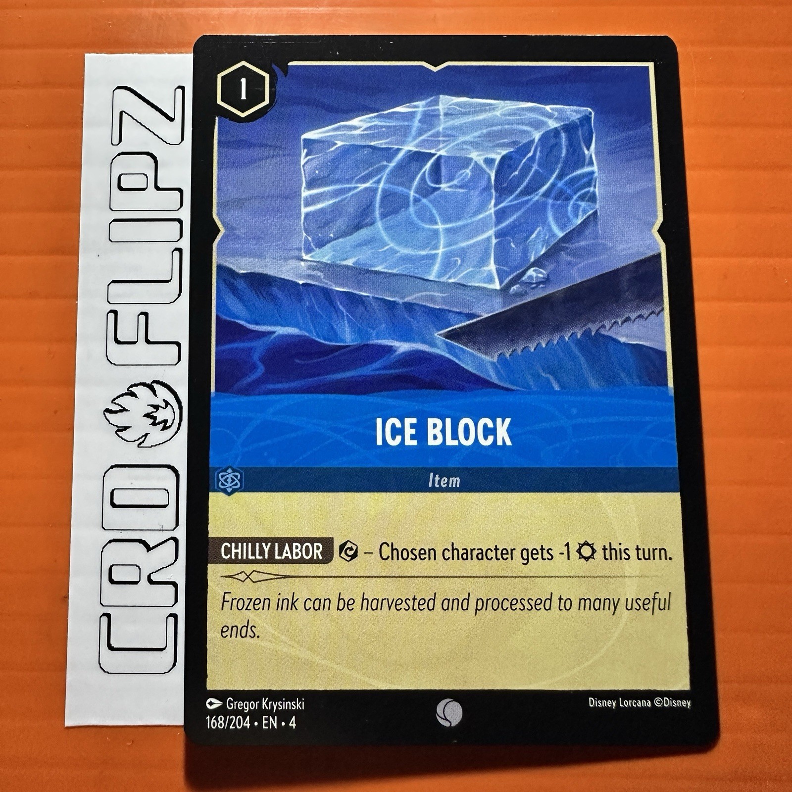 Disney Lorcana TCG Ursula's Return: Ice Block (168/204) - Common - Near Mint