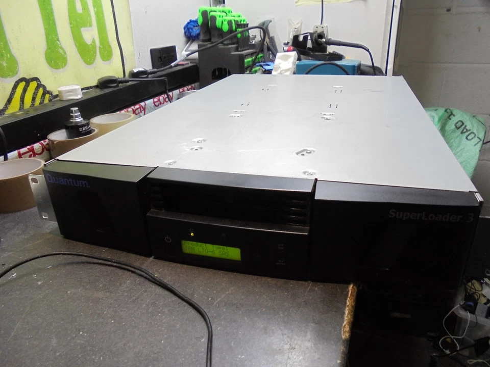 Quantum Superloader 3 L700 LTO-6 SAS Tape Drive Autoloader TESTED WORKING #3H - Image 3 of 4