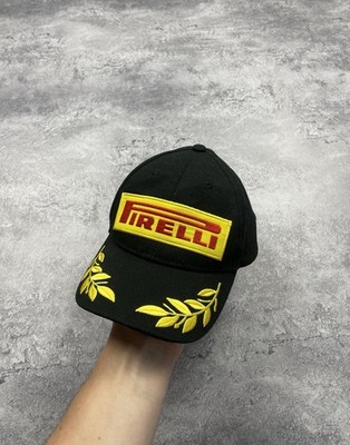 Vintage Pirelli Racing F1 Cap Hat Big Logo Formula 1 Y2K Adjustable One Size