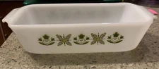 Fire King Anchor Hocking “Meadow Green” Loaf baking dish 1 Qt # 441 Ovenware