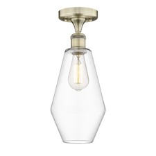 Innovations Lighting 616-1F-15-7 Cindyrella Semi-Flush Cindyrella - Brass