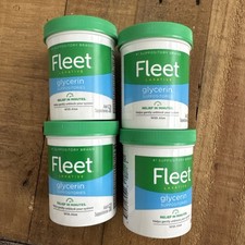 Fleet Glycerin Laxative Suppositories, 50 Count, Pack of 4 EXP 05/2026