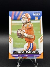 2021 Panini Score Football #301 TREVOR LAWRENCE RC Rookie Card JAGUARS CLEMSON. rookie card picture
