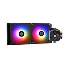 Aqua Elite 240 V3 AIO CPU Cooler, 240mm Liquid Cooling, ARGB PWM Fans, Intel LGA