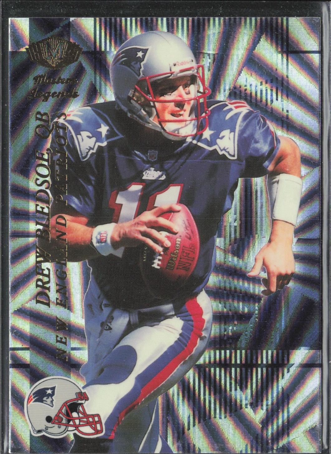 2000 Collector's Edge Masters Legends Drew Bledsoe #ML17 SN2695#/5000 Patriots
