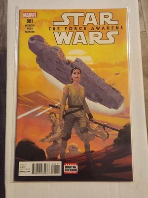 Star Wars The Force Awakens Adaptation 1 MARVEL Comics 1st Kylo Ren & Rey Key