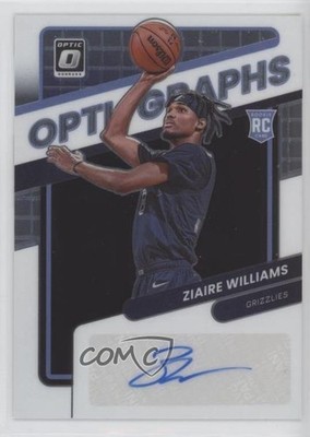2021-22 Panini Donruss Optic Opti-Graphs 73/99 Ziaire Williams #OG-ZWL Auto 12z3