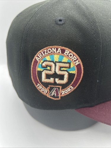 Gorra Arizona Diamondbacks New Era 59Fifty ajustada "25th Anny" talla 7 3/4 gorra H101 - Imagen 4 de 9