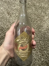 Rare Embossed Labeled Pre Prohibition Schlitz Bottle Original Beer Milwaukee Htf