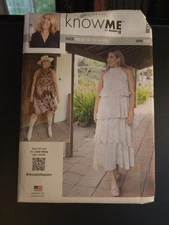 Know M by MIMI G Sewing Pattern ME2038 Misses' Dress in Two Lengths Size 8-16