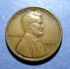 1926-S Lincoln Cent  VF