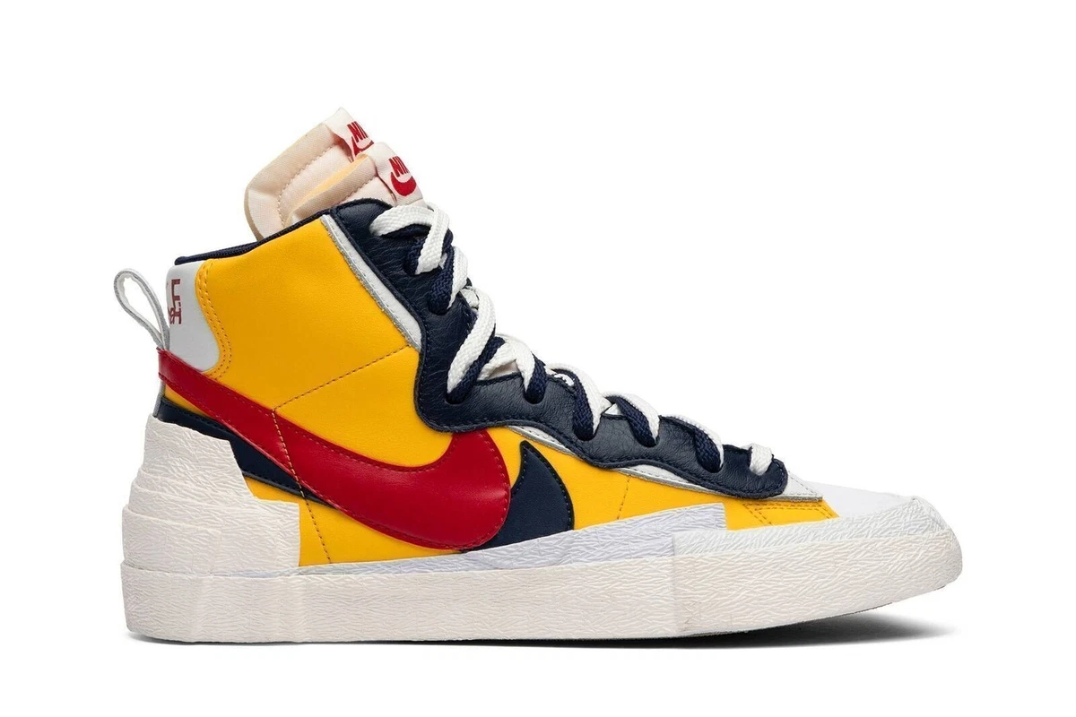 Nike sacai x Blazer Mid Maize Navy for Sale | Authenticity