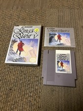 King's Quest V Nintendo NES 1992 CIB Complete In Box Tested Working Authentic