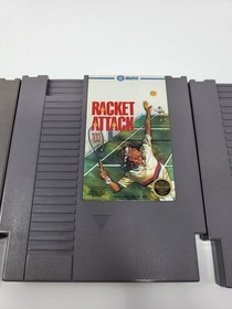 Chris Evert & Ivan Lendl Racket Attack Superspike Vball NES Nintendo Tested