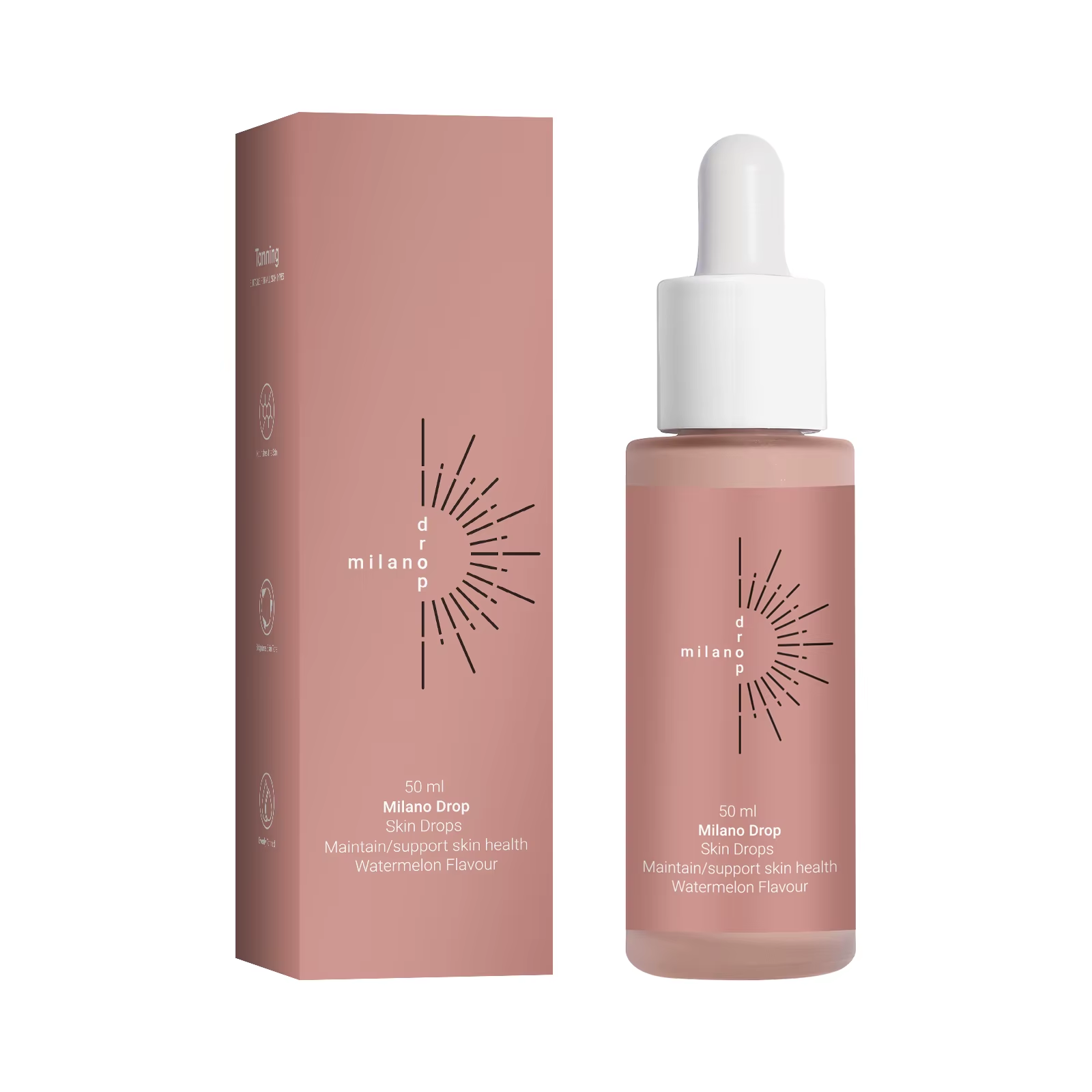 Self Tanning Drops Enhance Skin Melanin Liquid Bronzer Natural Tanner for Body F