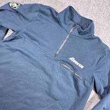 DragonWear Pullover Mens XL Navy Blue FR Fire Resistant Arc Rated Avista Logo