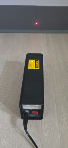 Uniphase Helium-Neon Gas Laser Model 1508-0 Novette 12VDC Amps.7 Power cable