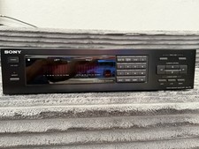 Sony SEQ-711 7 Band Graphic Equalizer Black Stereo RCA Inputs Outputs Home Audio