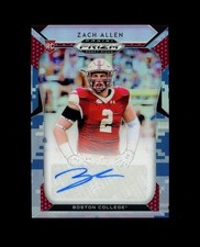 2019 Prizm CAMO ROOKIE REFRACTOR SP ZACH ALLEN AUTO /25 RC! Denver Broncos BCU 