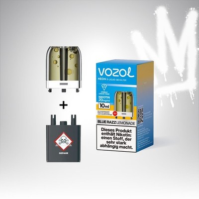 VOZOL NEON PLUG MAX E-Zigarette 36k E-Shisha Vape 20mg Nikotin Big Puff Pods