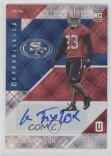 2016 Panini Unparalleled Rookie Blue Auto 131/199 Kelvin Taylor #175 Auto e6p
