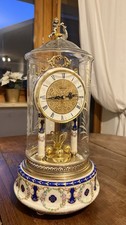 Orologio da tavolo vintage Marca Hettich - con Sfere Rotanti - Campana In Vetro