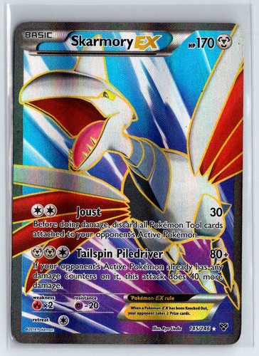 Skarmory EX 145/146 Ultra Rare XY Base Set Pokemon Holo Lightly Played