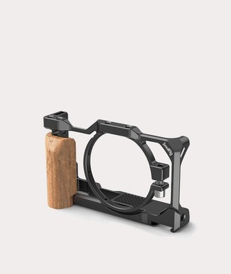 SmallRig Cage with Wooden Handgrip for Sony ZV1 - Open Box
