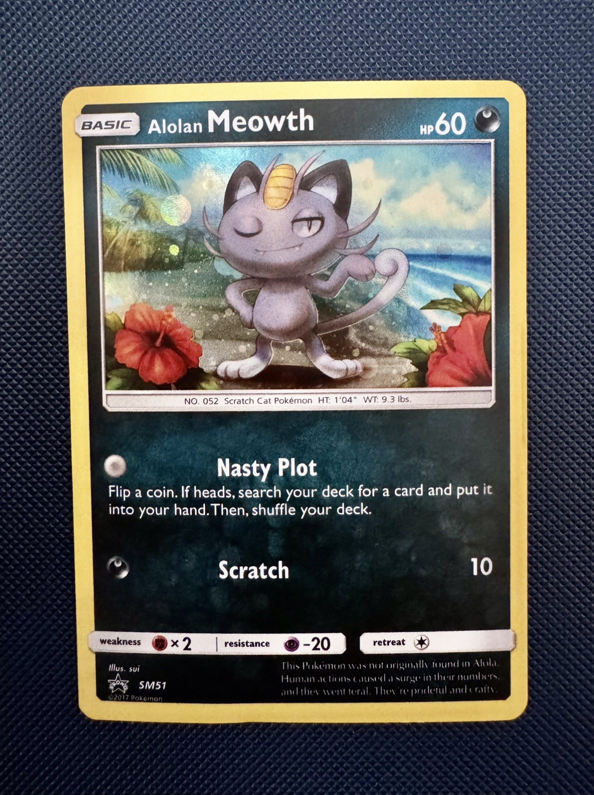 Alolan Meowth Promo Holo SM Promos SM51 LP