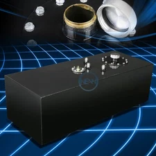 15 GALLON/57L ALUMINUM LIGHT SLIM FUEL/GAS TANK CELL+LEVEL SENDER+NECK TOP-FEED