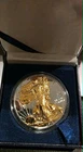 1 oz 2010 American Eagle Gold Gilded Silver Coin in box
