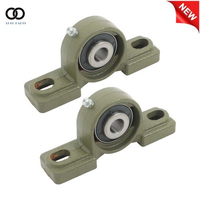 2Pack Pillow Block Ball Bearing UCP201-8 1/2'' Bore Dia 2 Bolt Self-Aligning