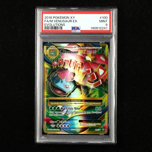 PSA 9 MINT 2016 Pokemon ENG M Venusaur ex 100/108