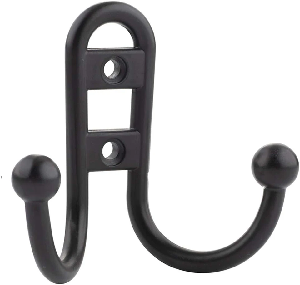 5 ganchos para toallas de baño, gancho para abrigo montaje en pared bata ganchos para toallas para colgar bata Foto 2 de 4