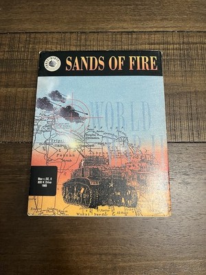 Sands Of Fire Three-Sixty Pacific Computer Wargame With Manuals Vintage Retro
