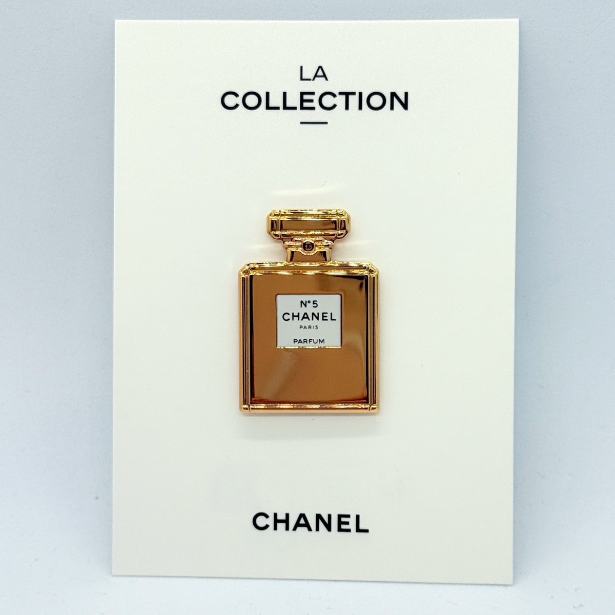 CHANEL BEAUTE VIP GWP GIFT LA COLLECTION No5 Perfume Gold Tone