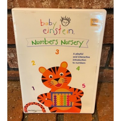 Baby Einstein Numbers Nursery DVD 2003 Disney Educational Learning Toddler 1+